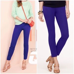 J. CREW Minnie Pant in Stretch Twill Purple